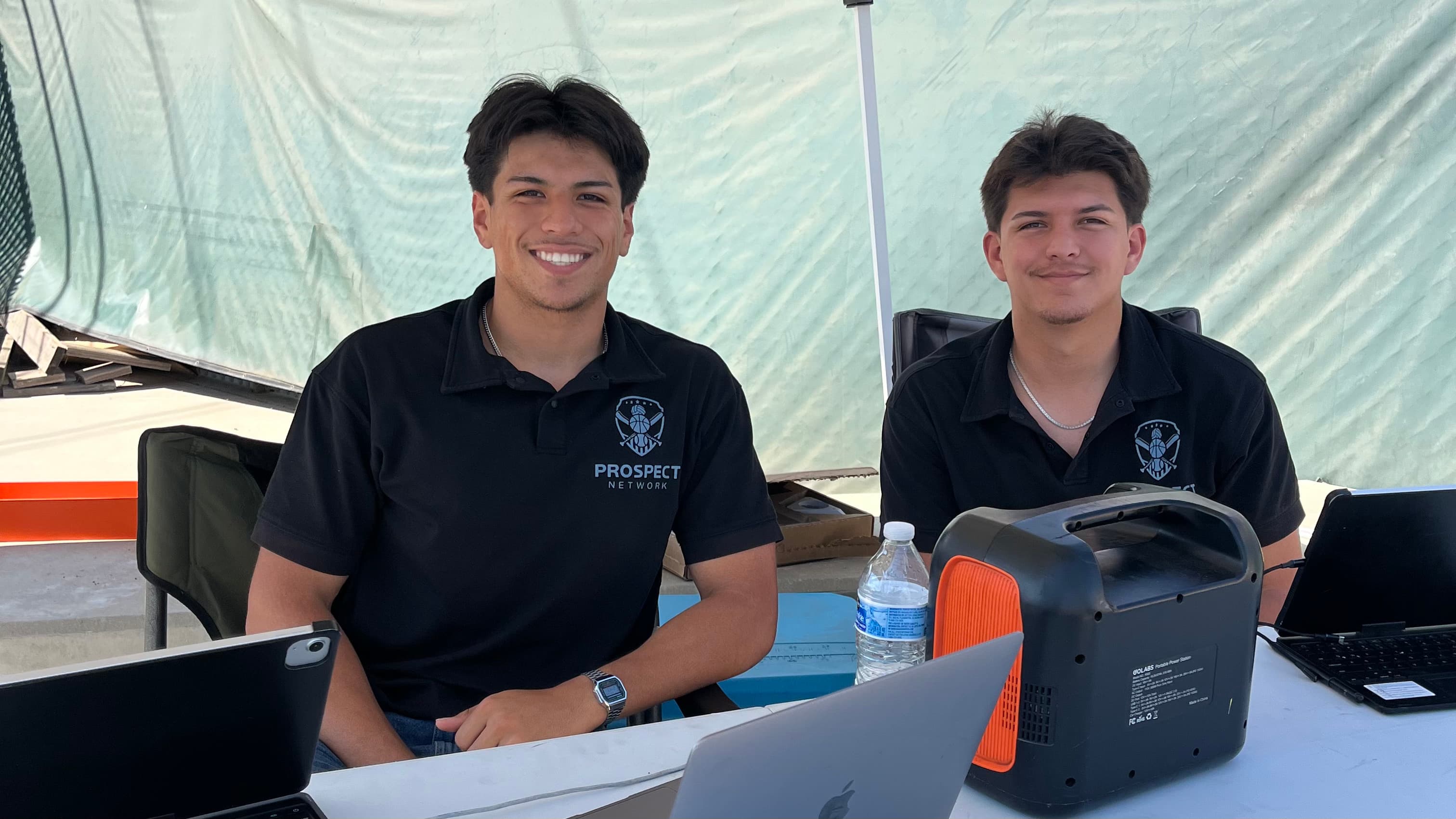 Prospect Network founders at a baseball tournament