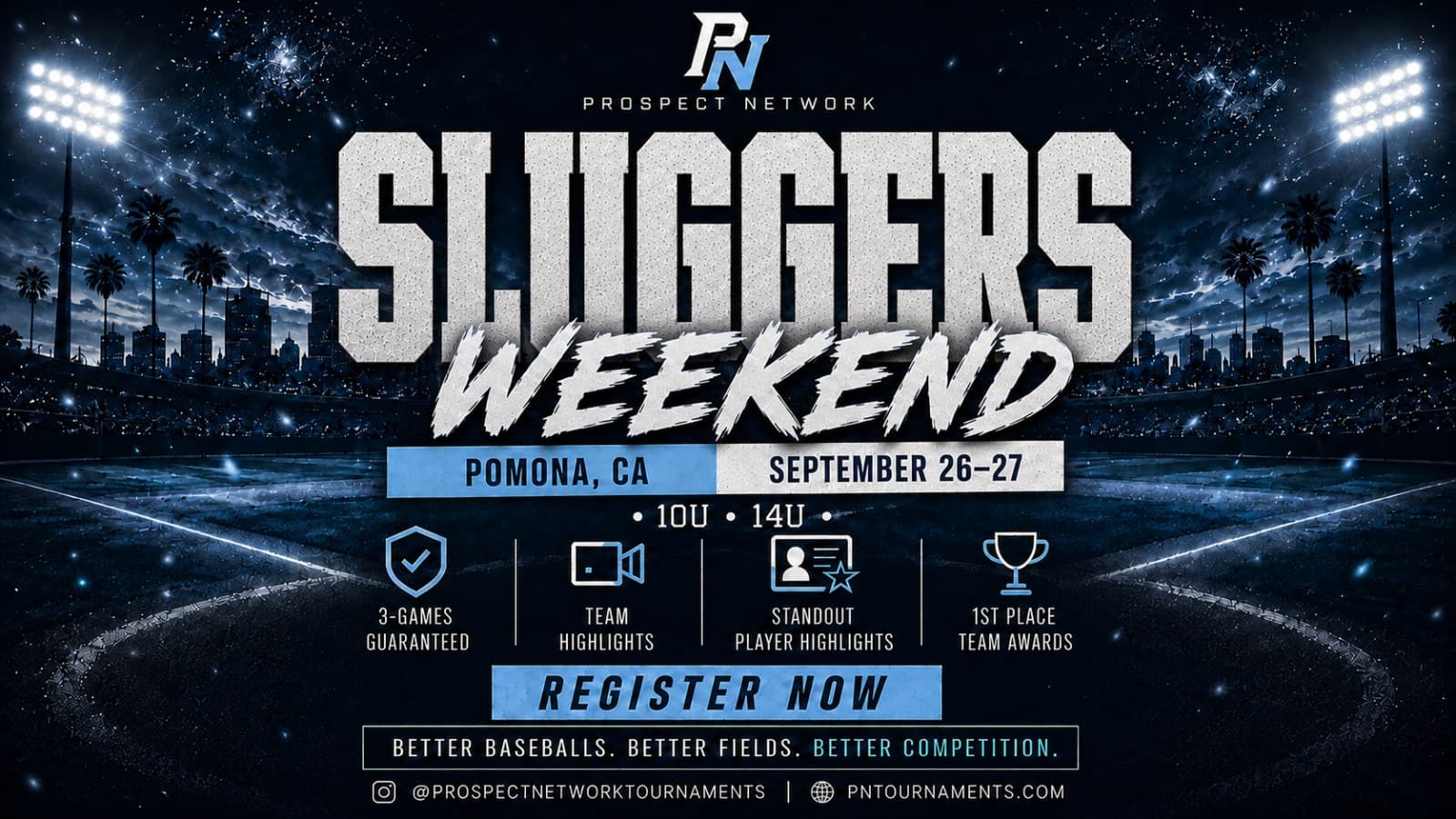 Sluggers Weekend flyer